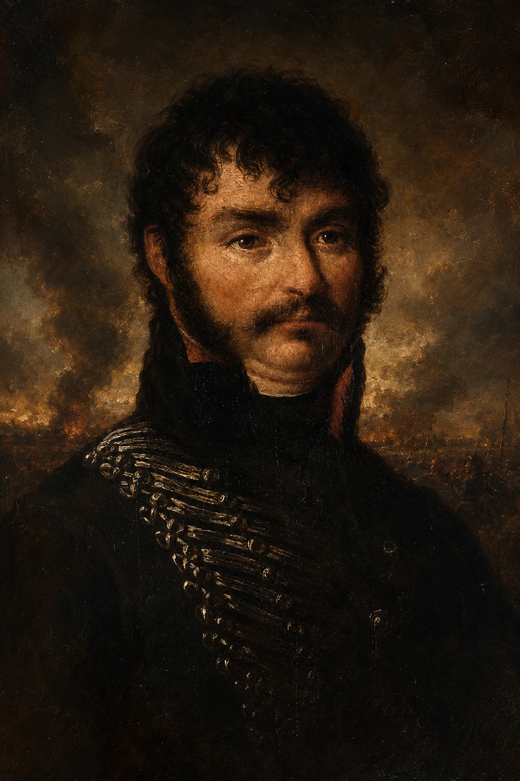 Retrato de Julián Sánchez 'El Charro', guerrillero salmantino al servicio de Wellington